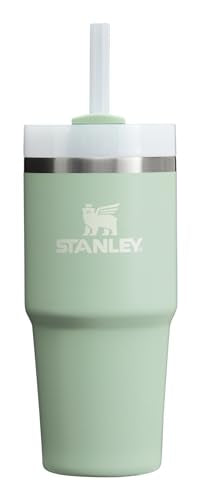 Stanley Quencher H2.0 FlowState Stainless Steel Vacuum Insulated Tumbler with Lid and Straw for Water, Iced Tea or Coffee, Smoothie and More, Tropical Teal, 40 oz