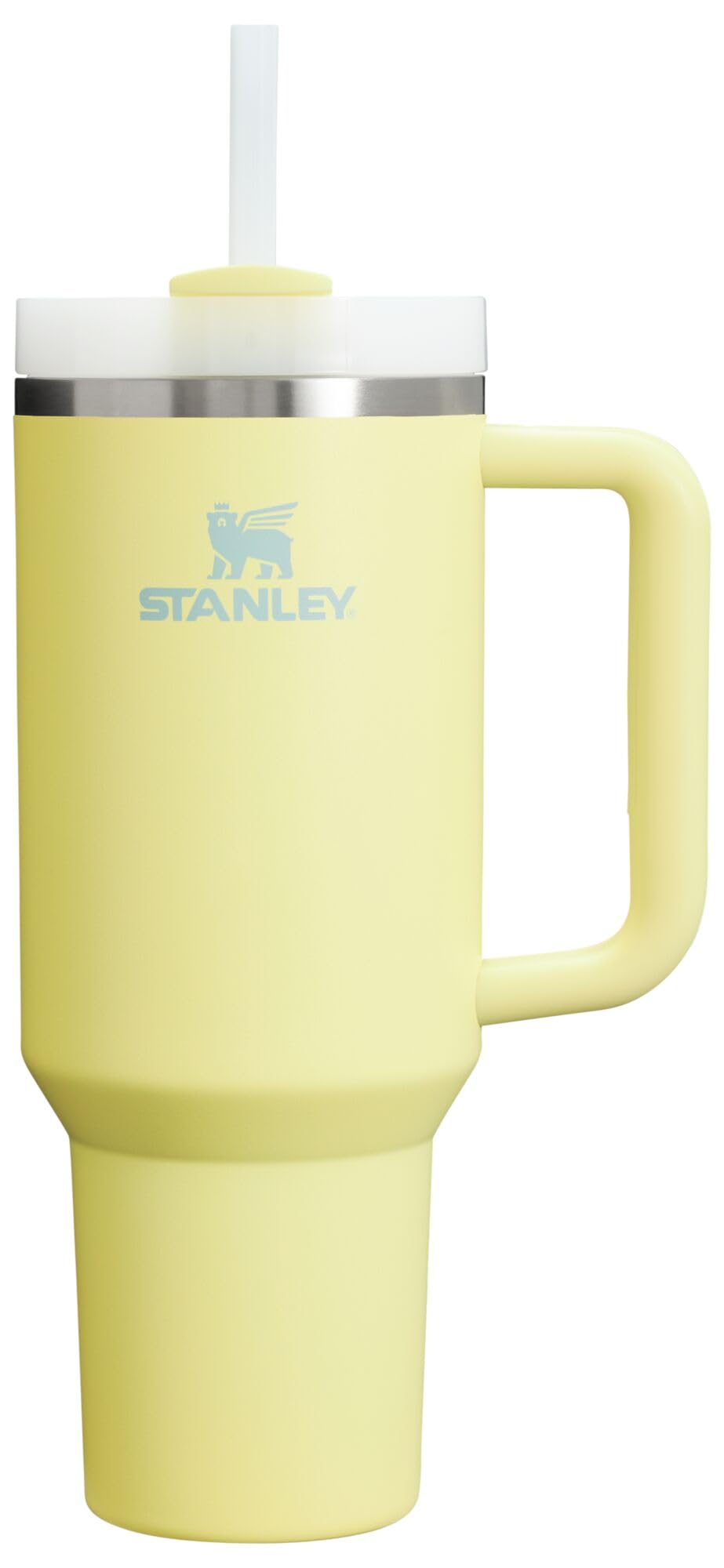 Stanley Quencher H2.0 FlowState Stainless Steel Vacuum Insulated Tumbler with Lid and Straw for Water, Iced Tea or Coffee, Smoothie and More, Tropical Teal, 40 oz