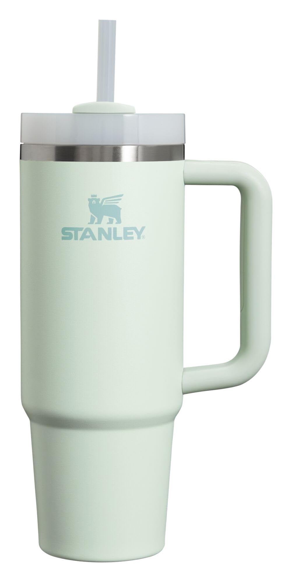 Stanley Quencher H2.0 FlowState Stainless Steel Vacuum Insulated Tumbler with Lid and Straw for Water, Iced Tea or Coffee, Smoothie and More, Tropical Teal, 40 oz