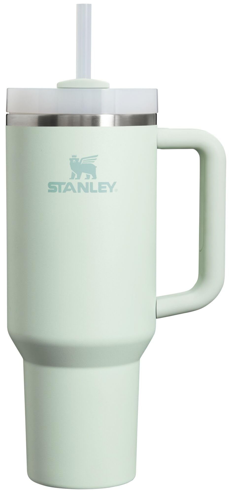 Stanley Quencher H2.0 FlowState Stainless Steel Vacuum Insulated Tumbler with Lid and Straw for Water, Iced Tea or Coffee, Smoothie and More, Tropical Teal, 40 oz