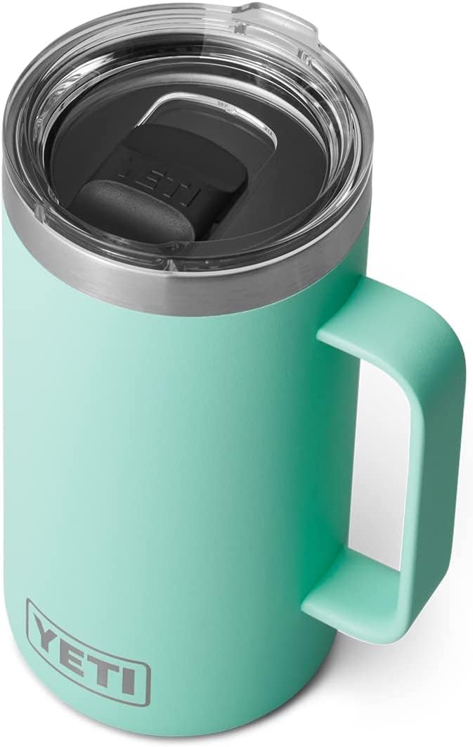 YETI Rambler 24 oz Mug, Vacuum Insulated, Stainless Steel with MagSlider Lid