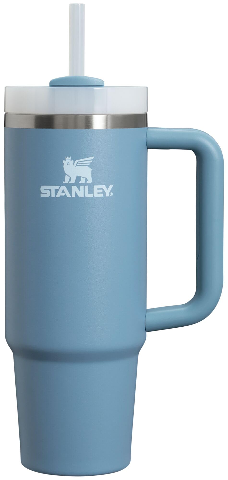 Stanley Quencher H2.0 FlowState Stainless Steel Vacuum Insulated Tumbler with Lid and Straw for Water, Iced Tea or Coffee, Smoothie and More, Tropical Teal, 40 oz