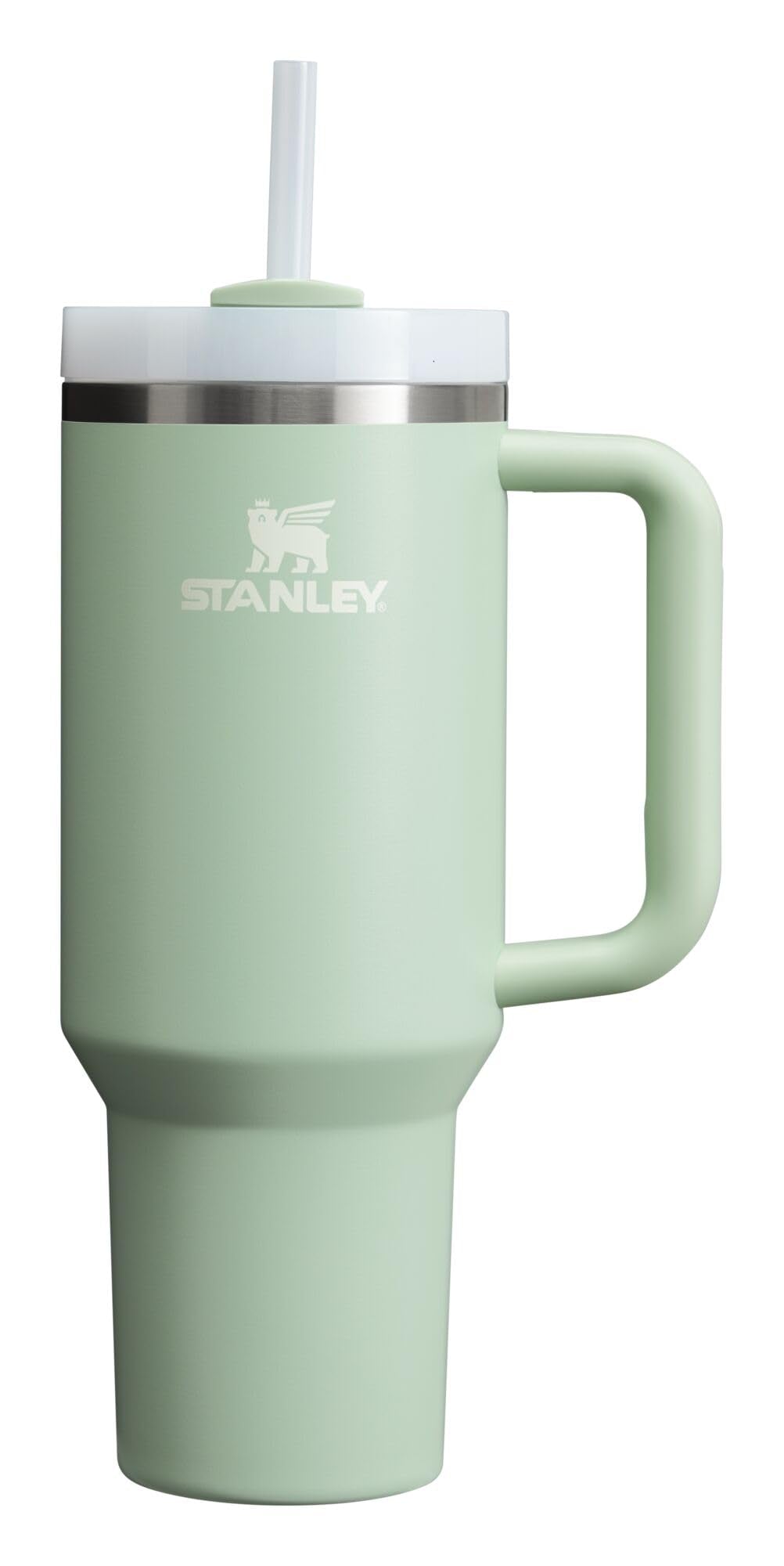 Stanley Quencher H2.0 FlowState Stainless Steel Vacuum Insulated Tumbler with Lid and Straw for Water, Iced Tea or Coffee, Smoothie and More, Tropical Teal, 40 oz