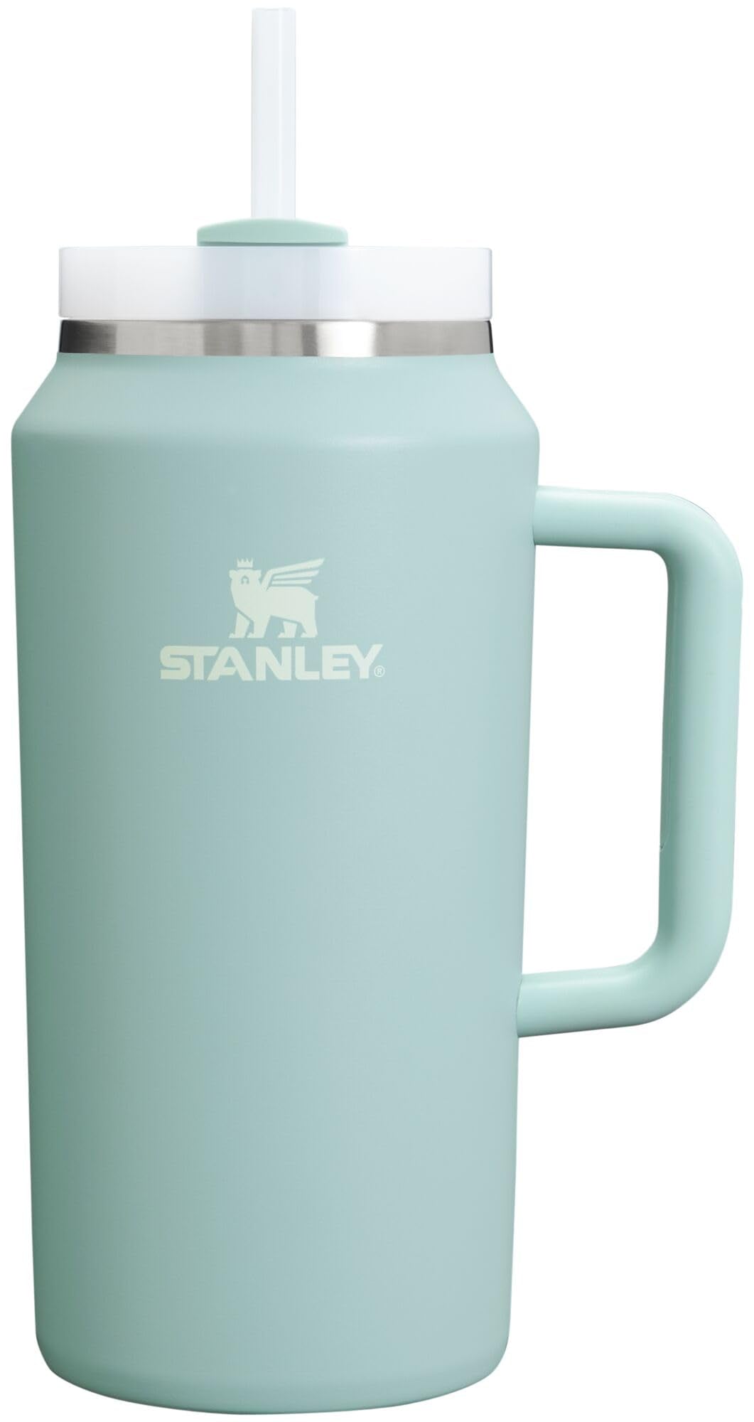 Stanley Quencher H2.0 FlowState Stainless Steel Vacuum Insulated Tumbler with Lid and Straw for Water, Iced Tea or Coffee, Smoothie and More, Tropical Teal, 40 oz