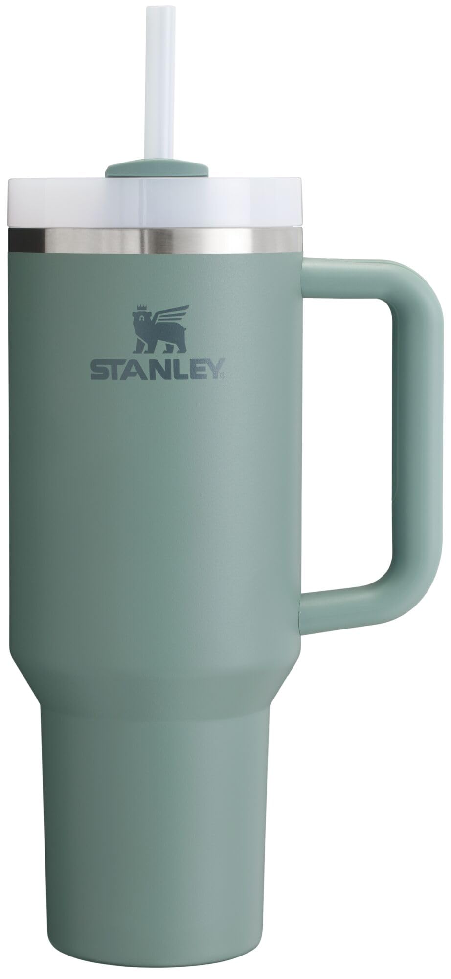 Stanley Quencher H2.0 FlowState Stainless Steel Vacuum Insulated Tumbler with Lid and Straw for Water, Iced Tea or Coffee, Smoothie and More, Tropical Teal, 40 oz