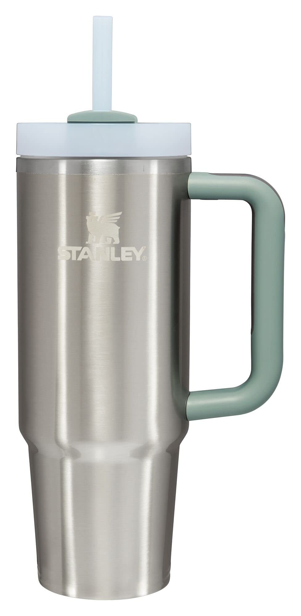 Stanley Quencher H2.0 FlowState Stainless Steel Vacuum Insulated Tumbler with Lid and Straw for Water, Iced Tea or Coffee, Smoothie and More, Tropical Teal, 40 oz