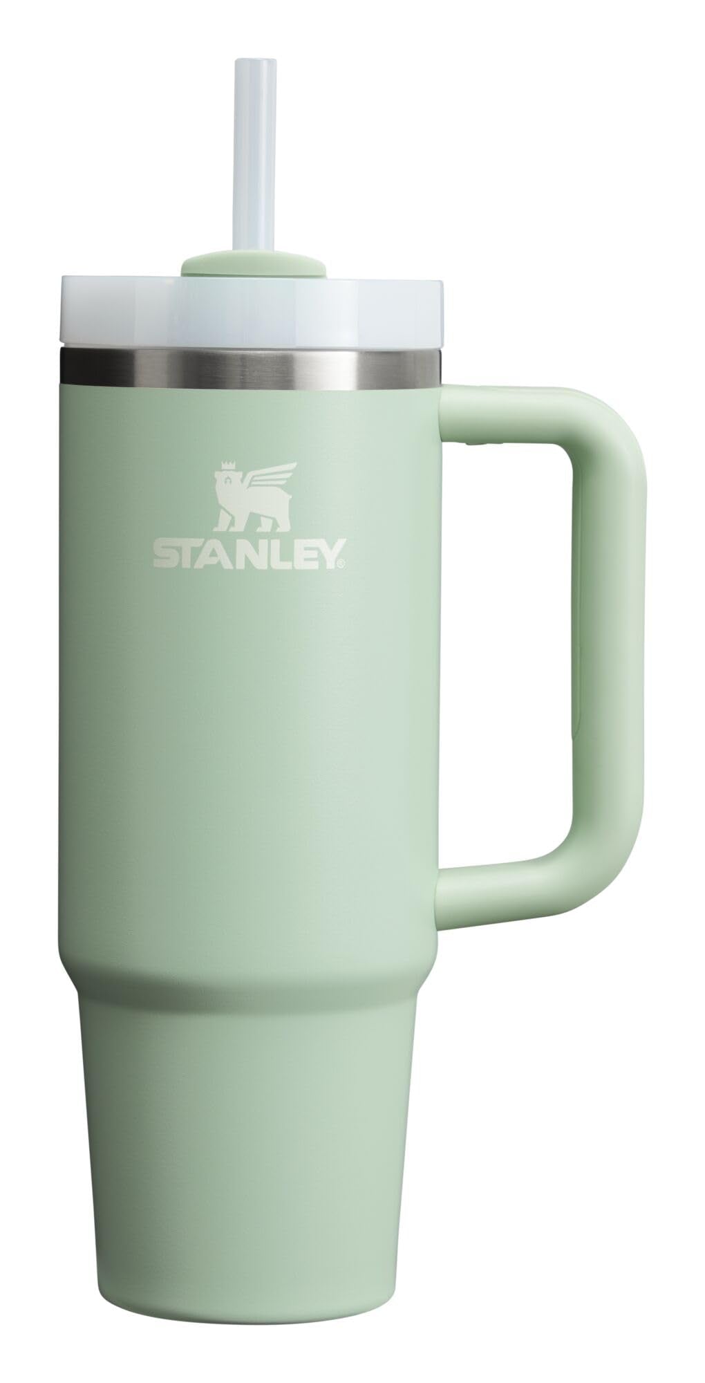 Stanley Quencher H2.0 FlowState Stainless Steel Vacuum Insulated Tumbler with Lid and Straw for Water, Iced Tea or Coffee, Smoothie and More, Tropical Teal, 40 oz