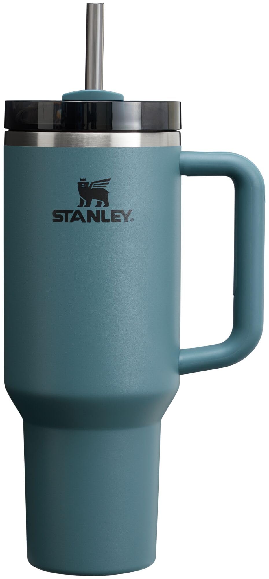 Stanley Quencher H2.0 FlowState Stainless Steel Vacuum Insulated Tumbler with Lid and Straw for Water, Iced Tea or Coffee, Smoothie and More, Tropical Teal, 40 oz