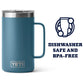 YETI Rambler 24 oz Mug, Vacuum Insulated, Stainless Steel with MagSlider Lid