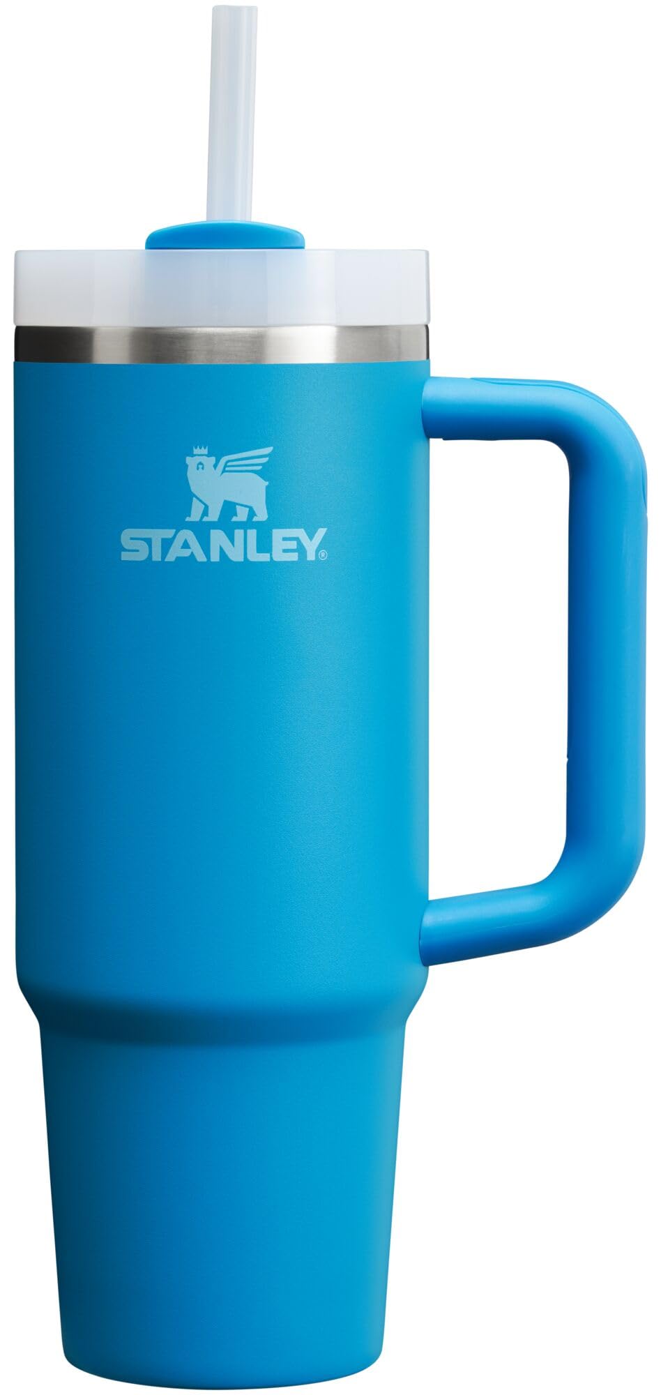 Stanley Quencher H2.0 FlowState Stainless Steel Vacuum Insulated Tumbler with Lid and Straw for Water, Iced Tea or Coffee, Smoothie and More, Tropical Teal, 40 oz