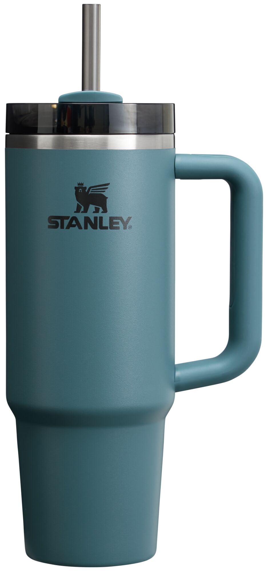 Stanley Quencher H2.0 FlowState Stainless Steel Vacuum Insulated Tumbler with Lid and Straw for Water, Iced Tea or Coffee, Smoothie and More, Tropical Teal, 40 oz